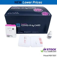 Abbott BinaxNOW COVID-19 Ag On-Site Card Test - 40 Tests per Box (priced per test)