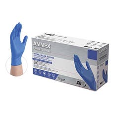 AMMEX® Professional Exam Blue Nitrile Gloves (Per Box Price)