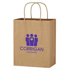 Brown Kraft Paper Bag with Handles - 13" x 17"