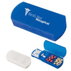 3 Compartment Pill Box and Bandage Dispenser