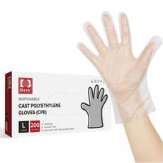 Basic&trade; Synthetic CPE & TPE Gloves (Per Box Price)