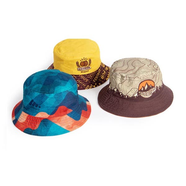 Full Color Cotton Reversible Bucket Hat