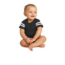 Rabbit Skins Infant Football Fine Jersey Bodysuit