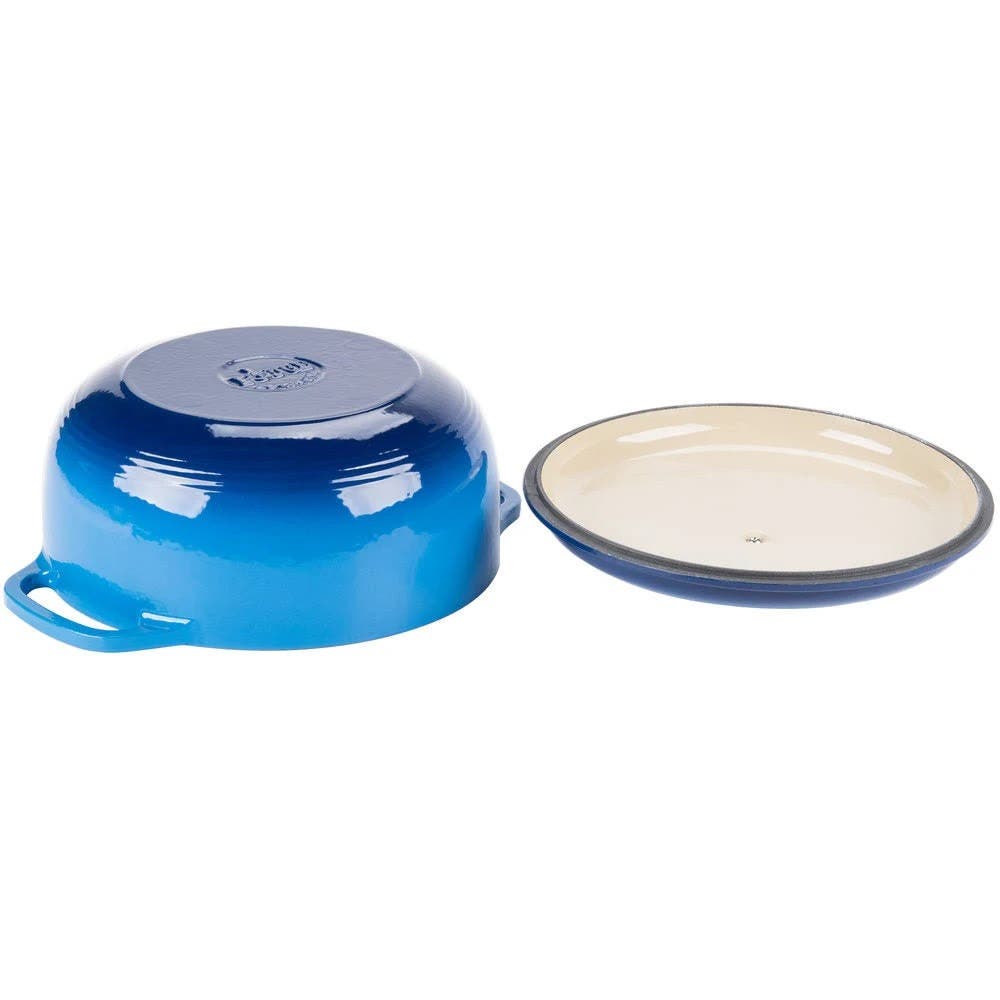 Lodge® 6 Qt Blue Enameled Cast Iron Dutch Oven