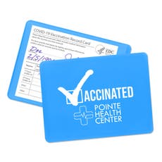 3-3/8" x 4-1/2" Vinyl Vaccination Card Holder