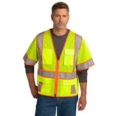 CornerStone&reg; ANSI 107 Class 3 Mesh Short Sleeve Vest - Unisex