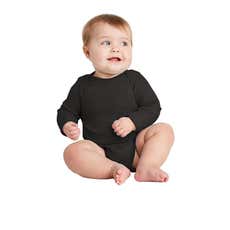 Rabbit Skins Infant Long Sleeve Baby Rib Bodysuit