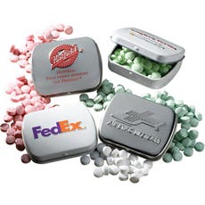 Sugar Free Mints in Embossed Tin