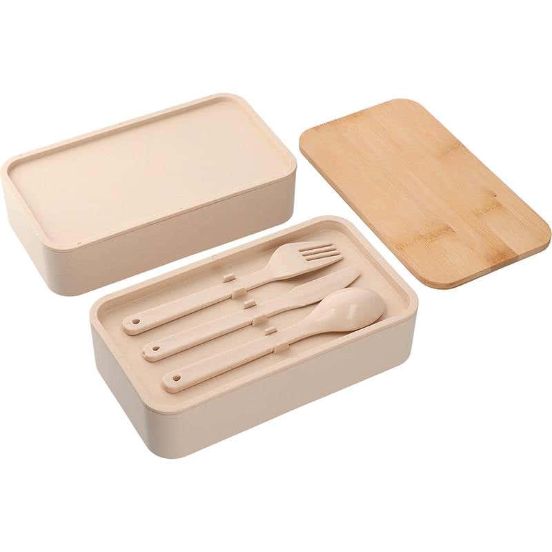 Bamboo Fiber Stackable Bento Box