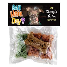 Mini Dog Bone Treats with Full-Color Header Bag