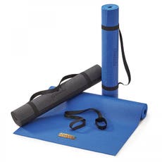 PVC Yoga Mat with Harness and Strap - 65 1/2" x 24"