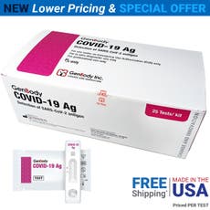 GenBody COVID-19 Ag Test - 25 Tests per Box (priced per test)