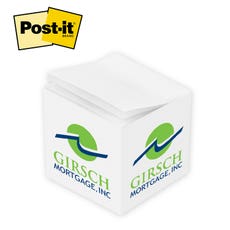 Post-it® Square Note Cube - 2 3/4" x 2 3/4" x 2 3/4"