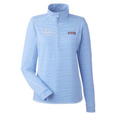 Vineyard Vines&reg; Microstripe Sankaty Half-Zip Pullover - Women