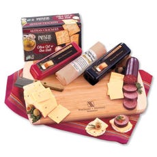 Deluxe Cheese and Summer Sausage Cutting Board Set