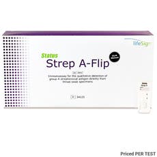 LifeSign Status® Strep A Flip – 25 Tests per Box (priced per test)