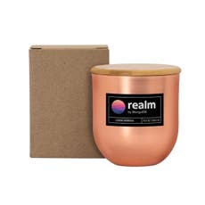 8 oz. Metallic Candle with Wooden Lid