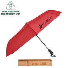 Auto-Open Compact Folding Nylon Umbrella - 44" arc