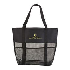 Mesh Beach Tote Bag - 18 1/2" x 15" x 6"