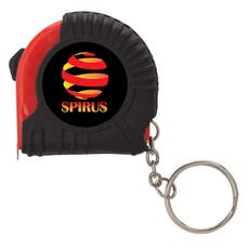 Full-Color Mini Tape Measure Keyring