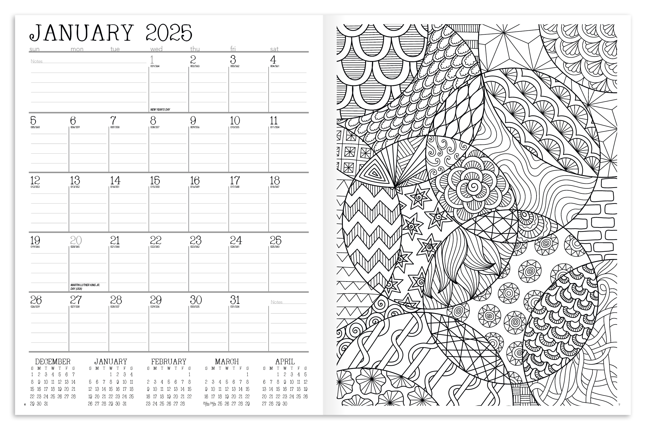 Coloring Book Planner